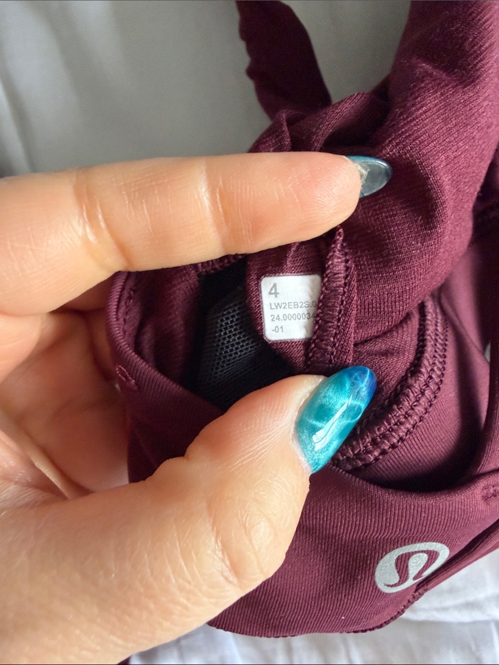 Lululemon Maroon High-Waist Leggings & Strappy Sports Bra Set - 4 - Picture 8 of 8